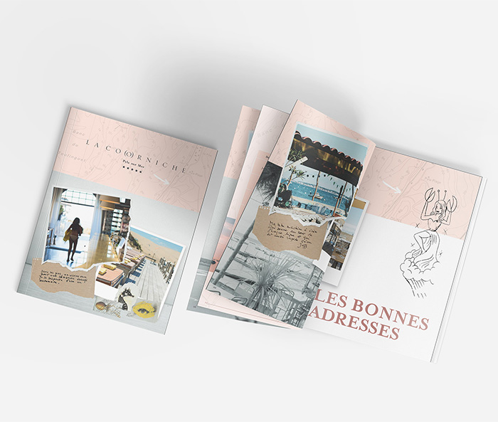 Mock up d'un magazine de conciergerie