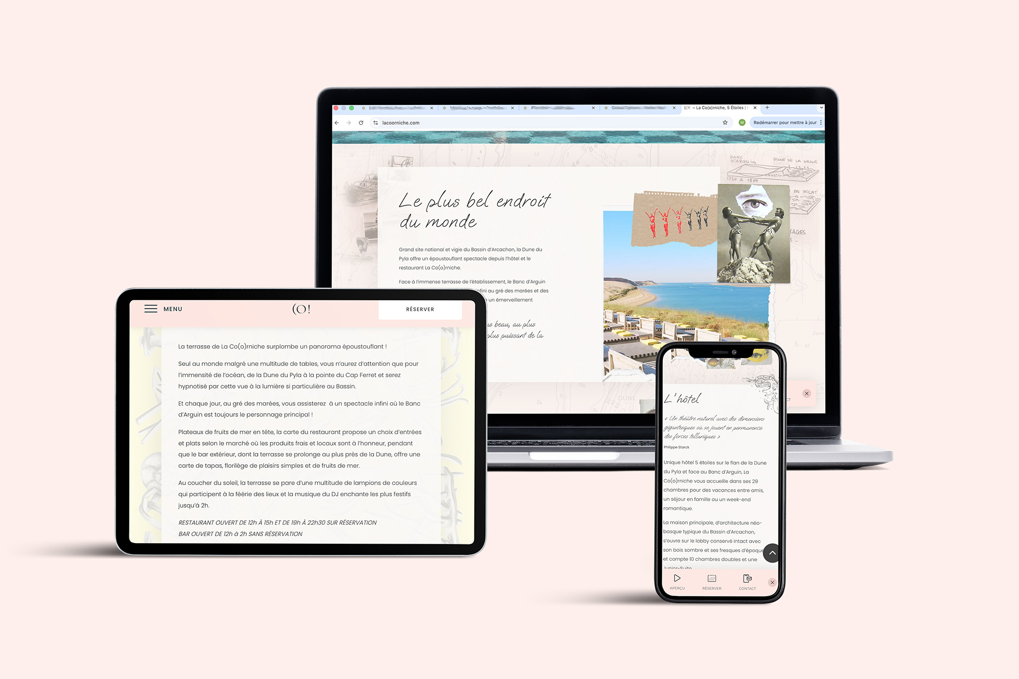 Mock up ordinateur, tablette et smartphone
